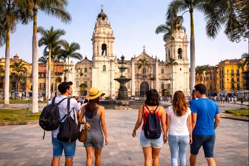 lima historic center plaza mayor city tour